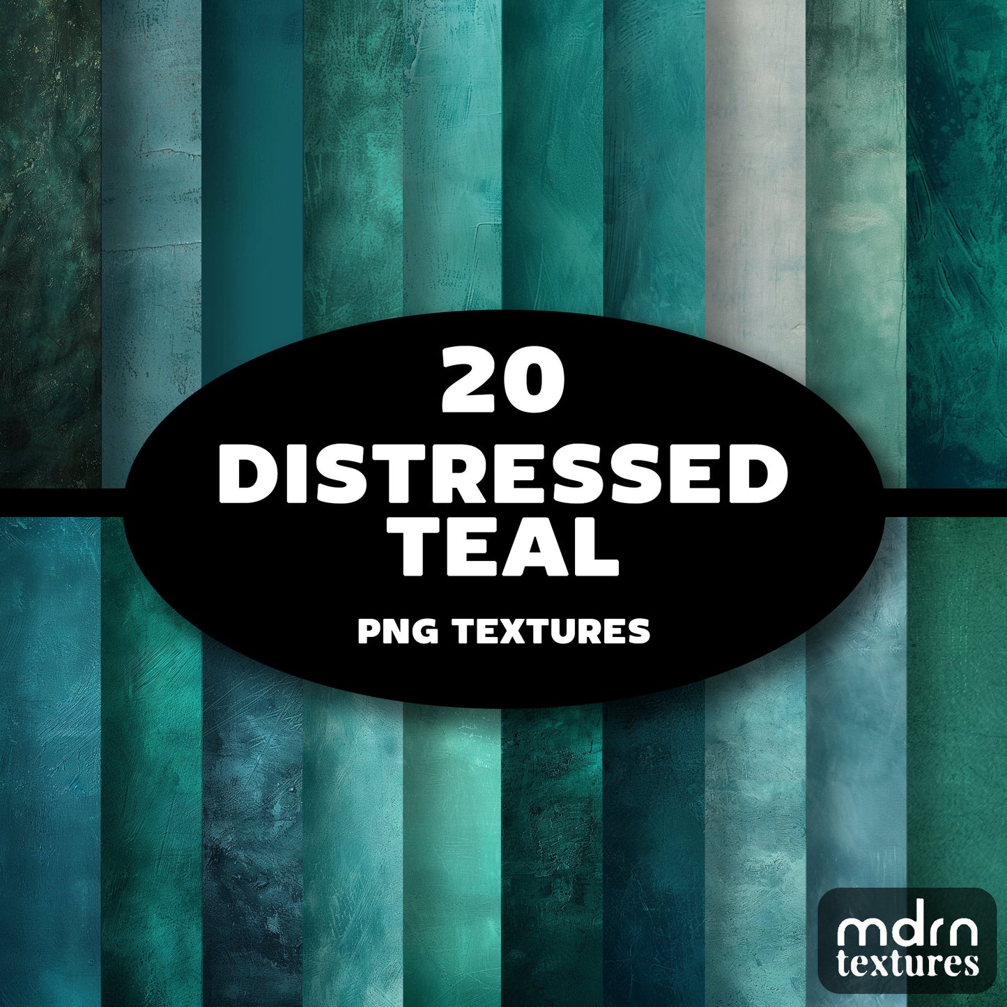 Distressed Teal