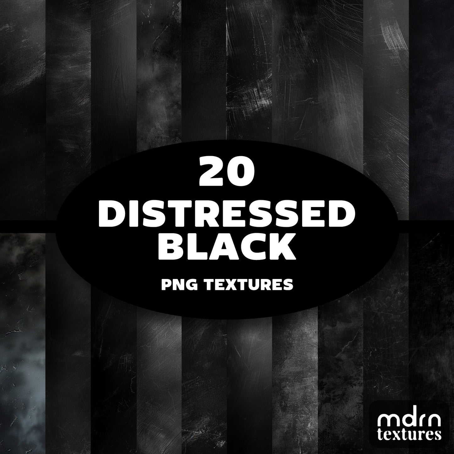 Distressed Black